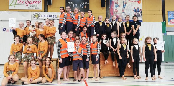 Siegerehrung NTB Dance Cup Süd - Uetze 30.03.2019